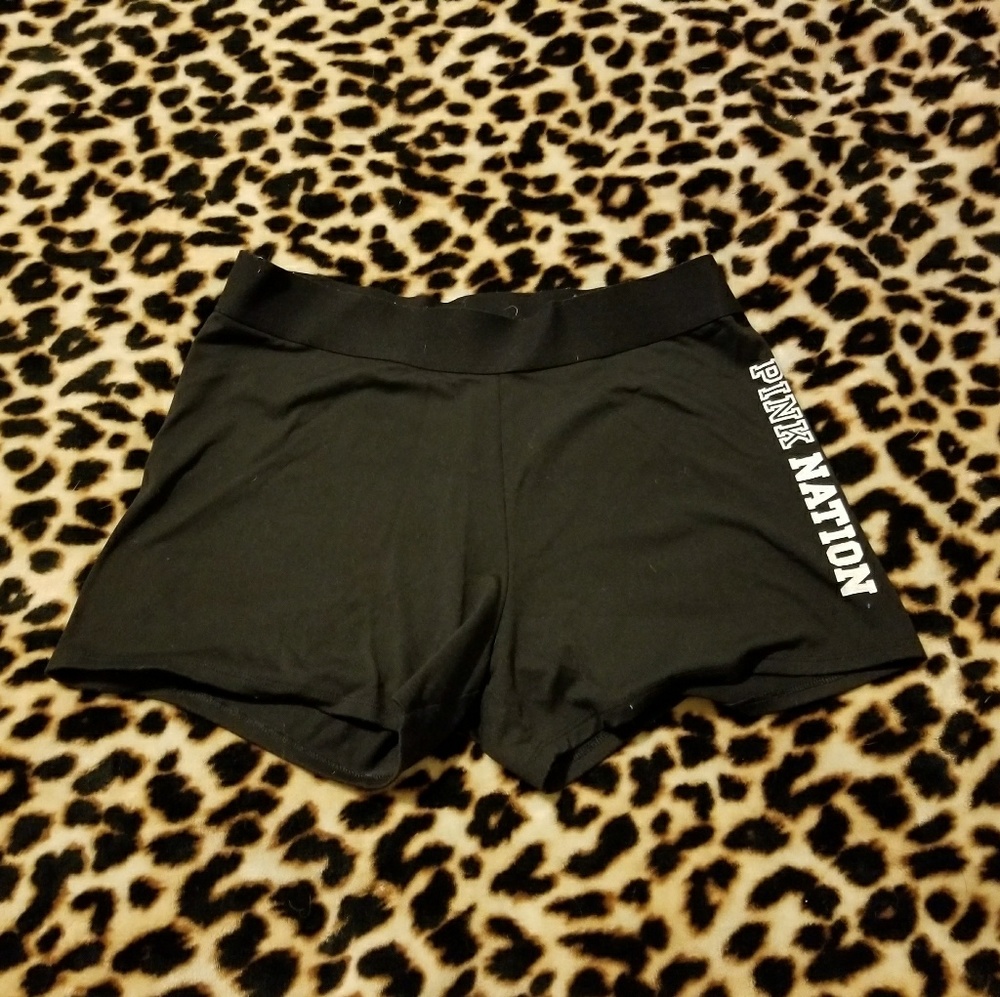 Limited edition PINK nation yoga shorts